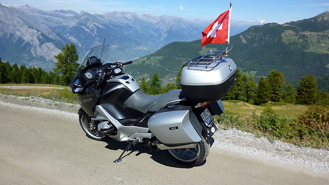 Auf dem Col de la Croix de coer, Seite Rhonetal