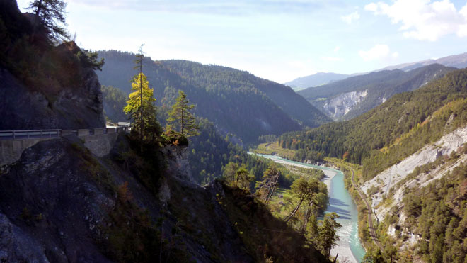 Blick in die Schlucht