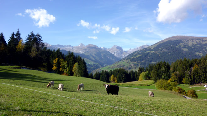 Richtung Obersaxen Valata