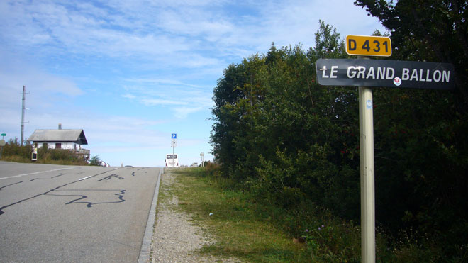 Passhöhe Le Grand Ballon, 1343 m.ü.M.