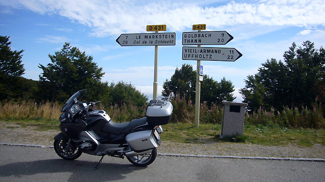 Wegweiser auf dem Grand Ballon