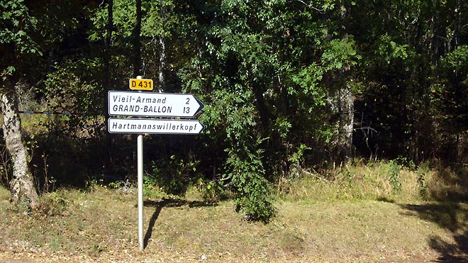 Richtung Vieil Armand (Hartmannwillerkopf)