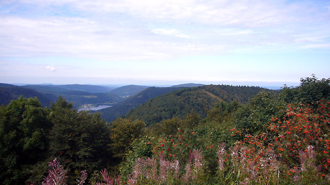 Auf der Routes des Crêtes, Richtung Col de la Schlucht