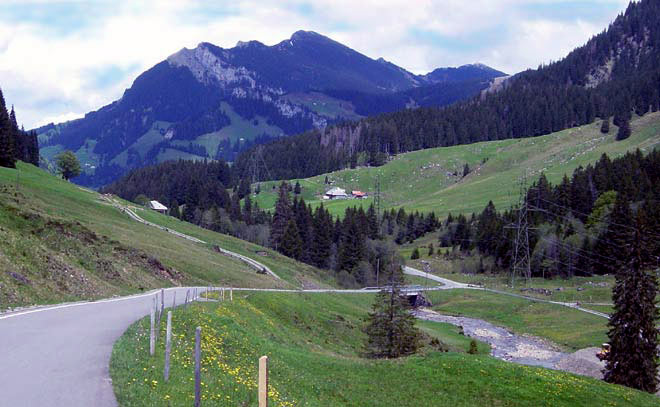 Nach der Passhöhe im Luzernerland