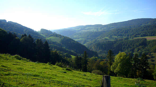 Nach St. Ursanne Richtung Essertfallon