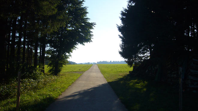 Richtung La Bosse