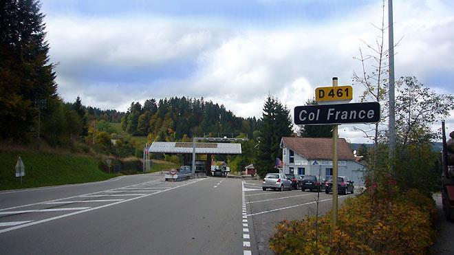 Der französische Zoll, zugleich der Col France