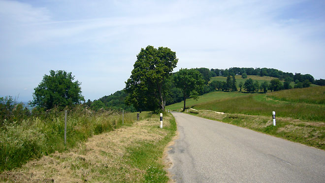 Passstrasse Col de la Croix, Seite St. Ursanne