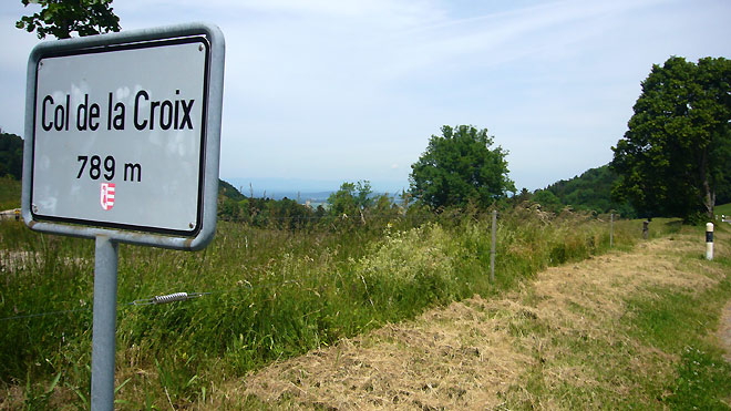 Passhöhe Col de la Croix, 789 m.ü.M.
