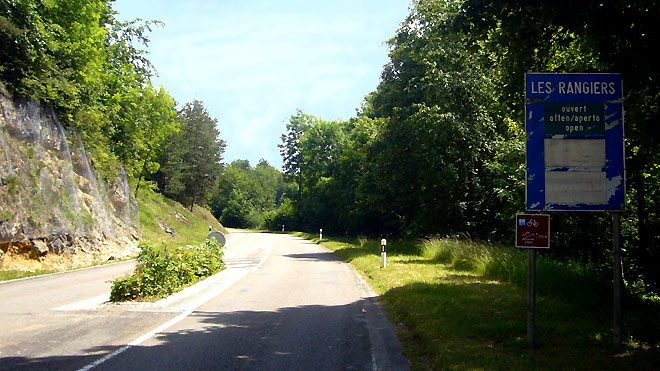 Nach Cornol, Start zum Passübergang Les Rangiers