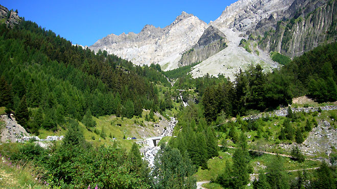 Passstrasse Richtung Sanetsch