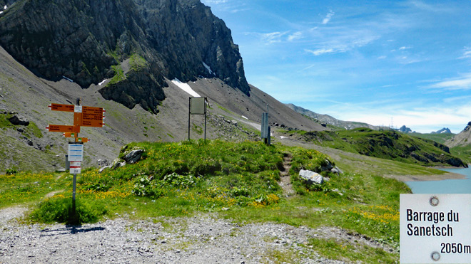 Barrage du Sanetsch 2050 m.ü.M.