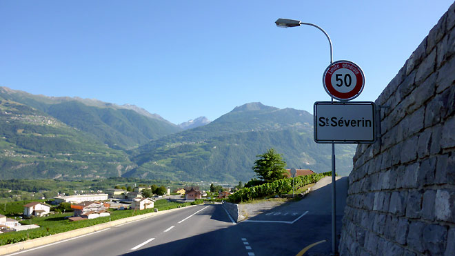 St. Séverin, mitten im Winzergebiet
