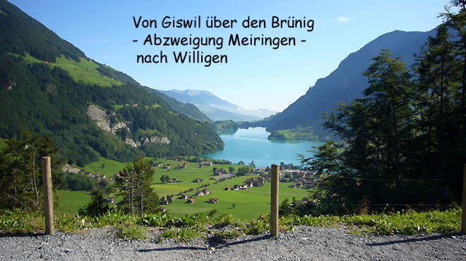 Der Brünigpass bringt dich zurück ins Berner-Oberland