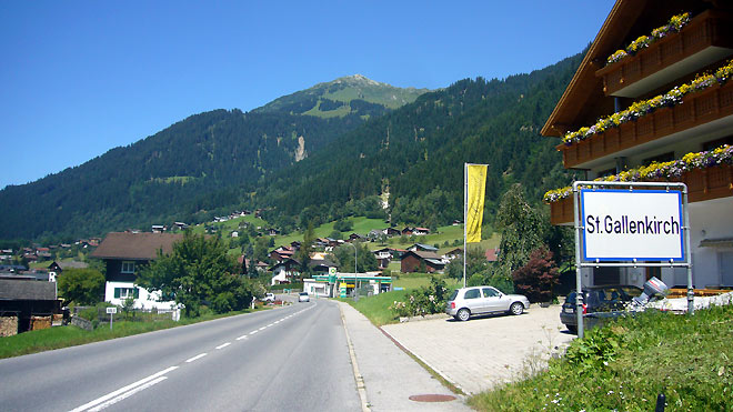 Im Montafonertal, Richtung Bregenz