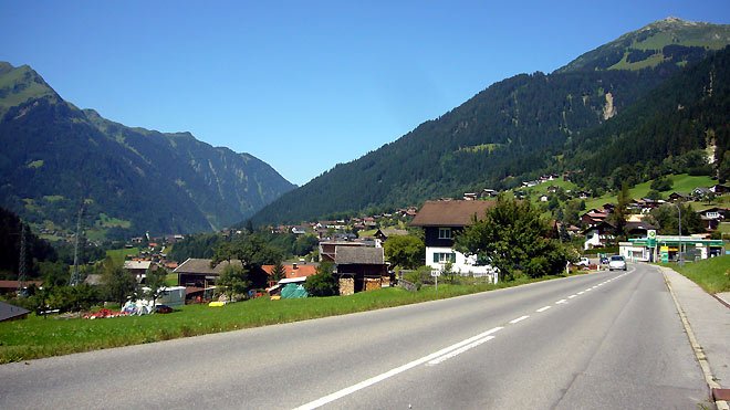 Im Montafonertal, Richtung Bregenz