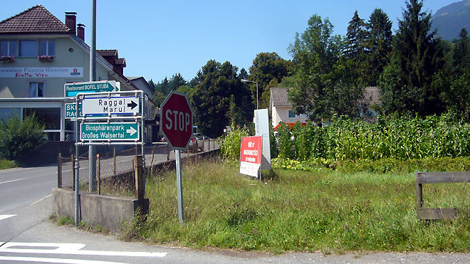 Richtung Grosses Walsertal