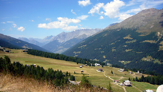 Bergwelt am Gaviapass, Seite Bormio