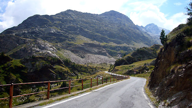 Gaviapass, Seite Bormio
