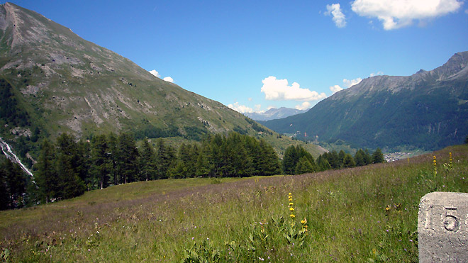 Bergwelt am Col du Petit St. Bernard, Italienische Seite