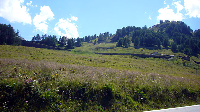 Kehren bei La Thuile, Italienische Seite