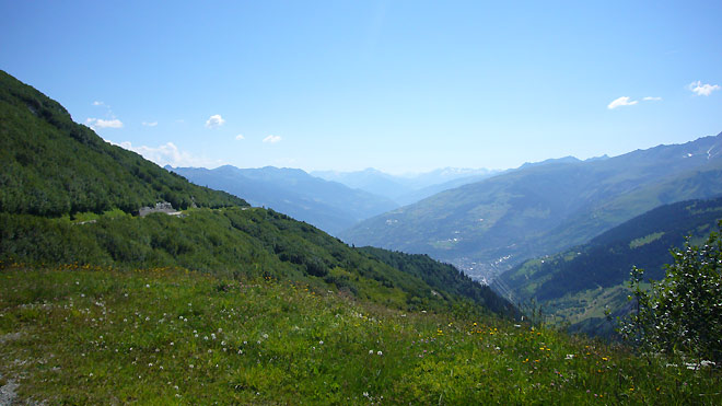 Bergwelt am Col du Petit St. Bernard, Französische Seite
