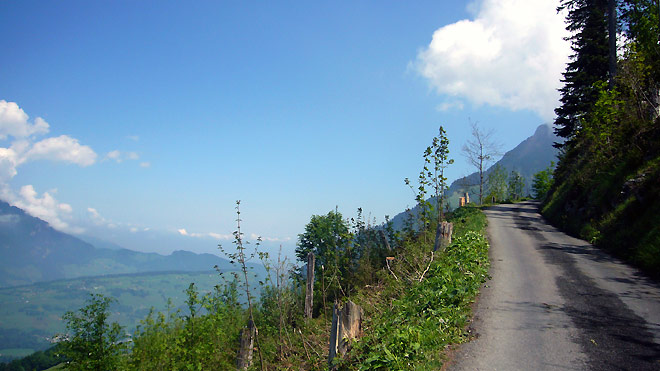 Nach Kerns, Ächerlistrasse (Seite Obwalden)