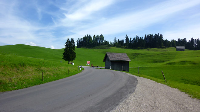Richtung Bendel, Richtung Passhöhe