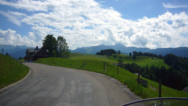 Landschaft Richtung Wintersberg