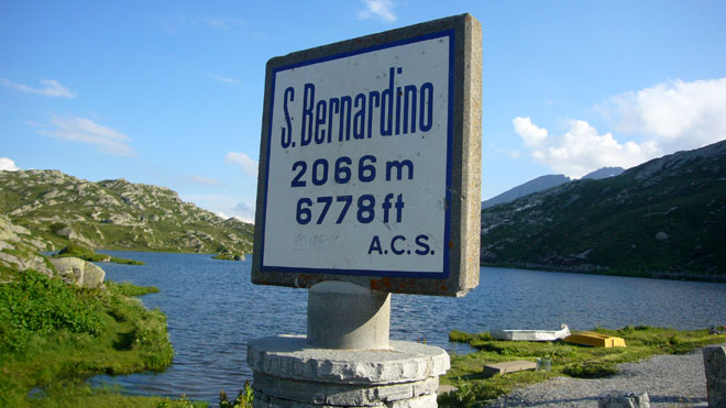 Passhöhe San Bernardino