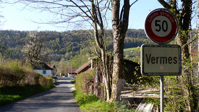 Hier unten in der Schlucht, Kantonsgrenze Bern - Jura