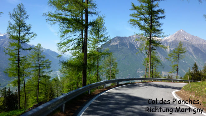Richtung Martigny, dem Endpunkt deiner Tour