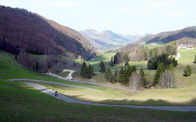 Scheltenpass, Blick ins Solothurenerland