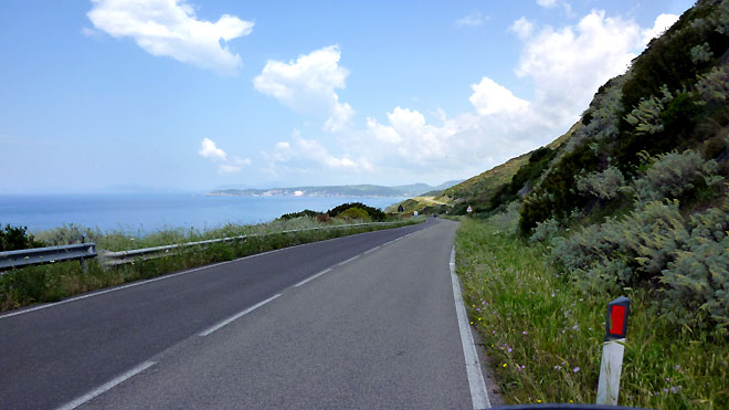 Küstenstrasse Bosa - Richtung Alghero