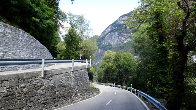 Kurven vor Cevio