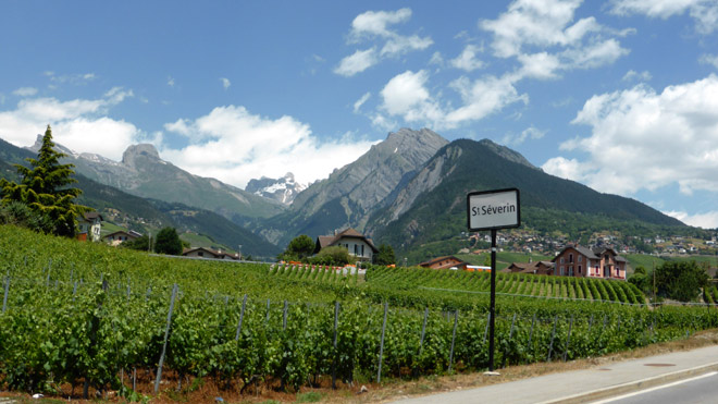 Von Conthey über Bourg nach St. Séverin und weiter...