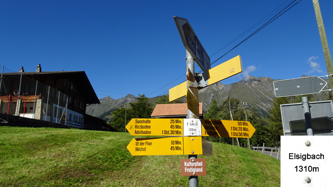 Elsigbach 1310 m.ü.M.
