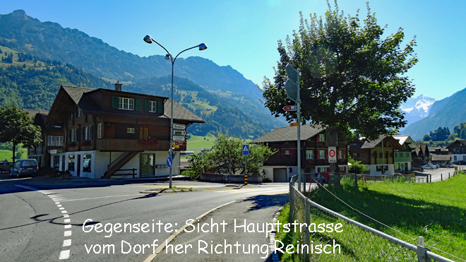 Sicht der Situation vom Altenweg her