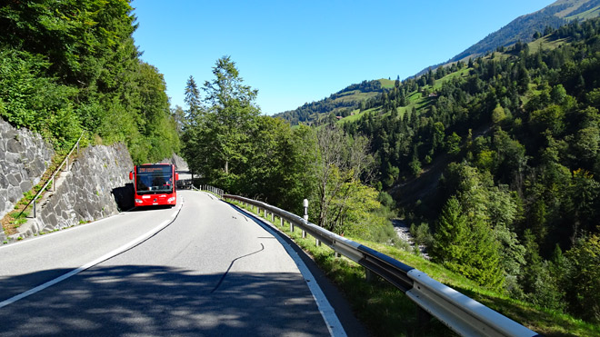 Hauptstrasse Richtung Frutigen