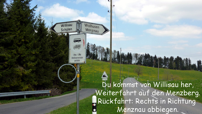 Kreuzung Willisau / Menznau