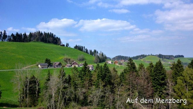 Auf dem Menzberg, mit prächtiger Ausblick