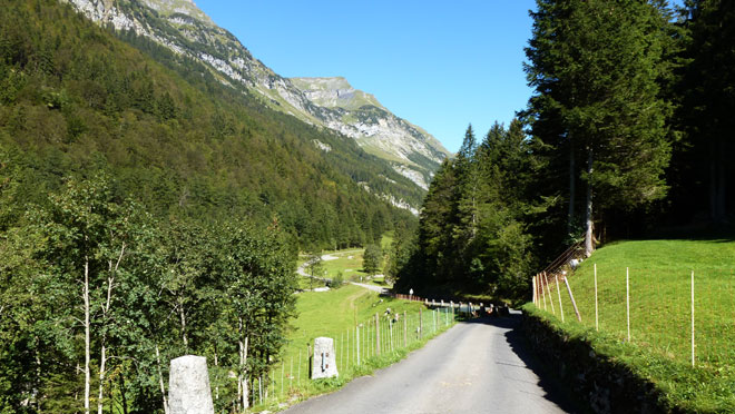 Eigentlicher Eingang ins Gental