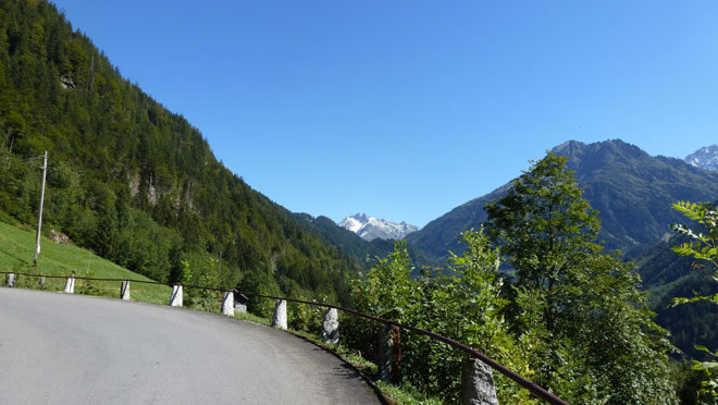Richtung Mautstelle
