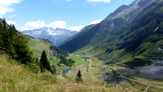 Blick zurück ins Tal