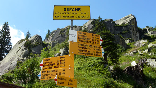 Wandergebiet Göscheneralp, 1782 m.ü.M.