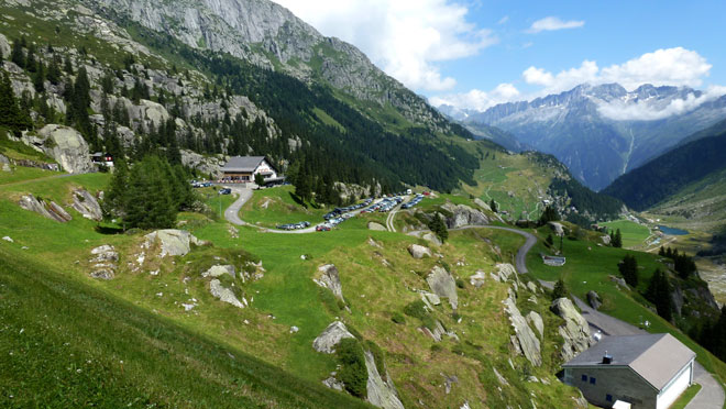 Blick von der Staumauer