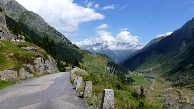 Fahrt zurück nach Göschenen