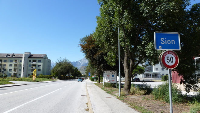 Sion Start und Ziel einer Fahrt ins Vald'Hérens, nach Arolla und zur Grande Dixence