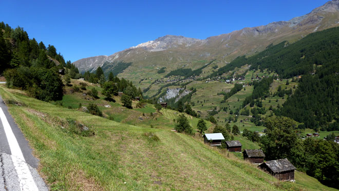 Nach Les Haudères, Richtung Arolla