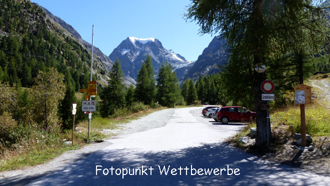 Endstation, ab hier geht's nur noch zu Fuss, ausser du willst noch hinauf ins Dorf, das mach ich auch noch